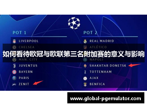 如何看待欧冠与欧联第三名附加赛的意义与影响